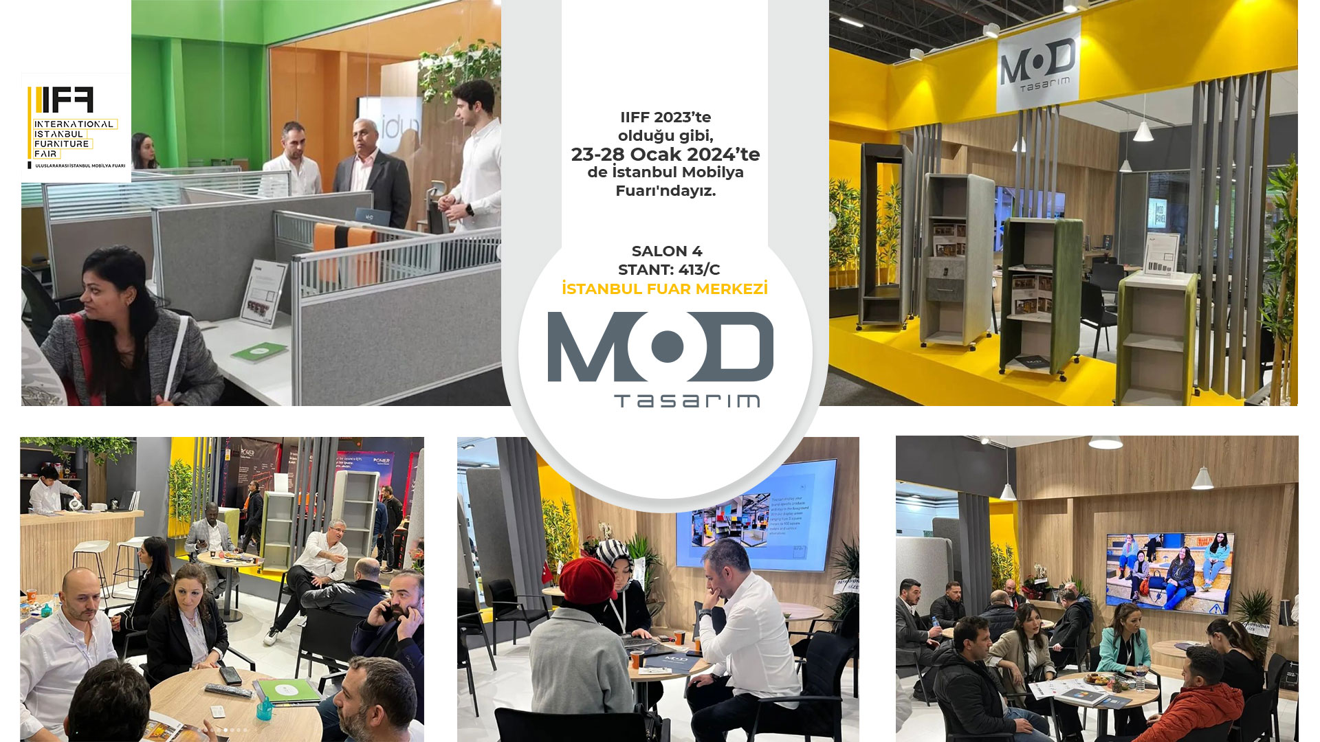 Mod Tasarım, İstanbul'da Avrupa'nın En Büyük Mobilya Fuarında!
